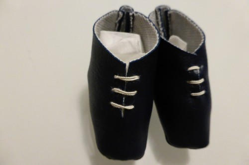 blue bootees for sasha baby dolls