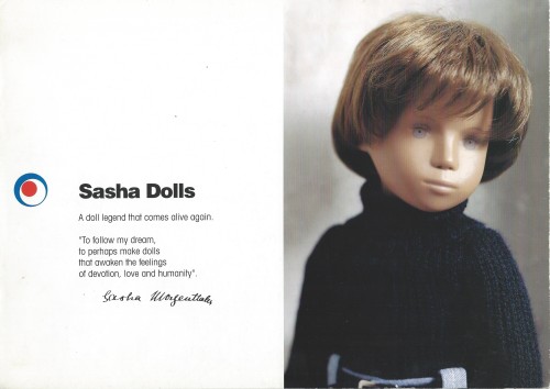 sasha doll brochures