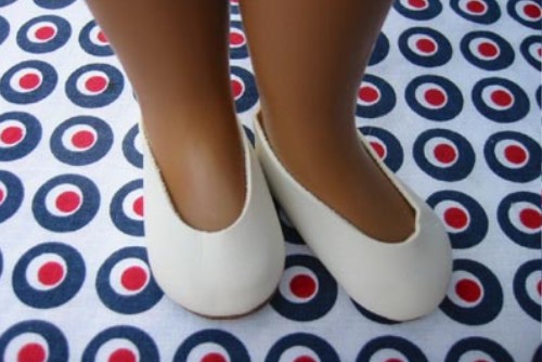 white court shoes for sasha dolls